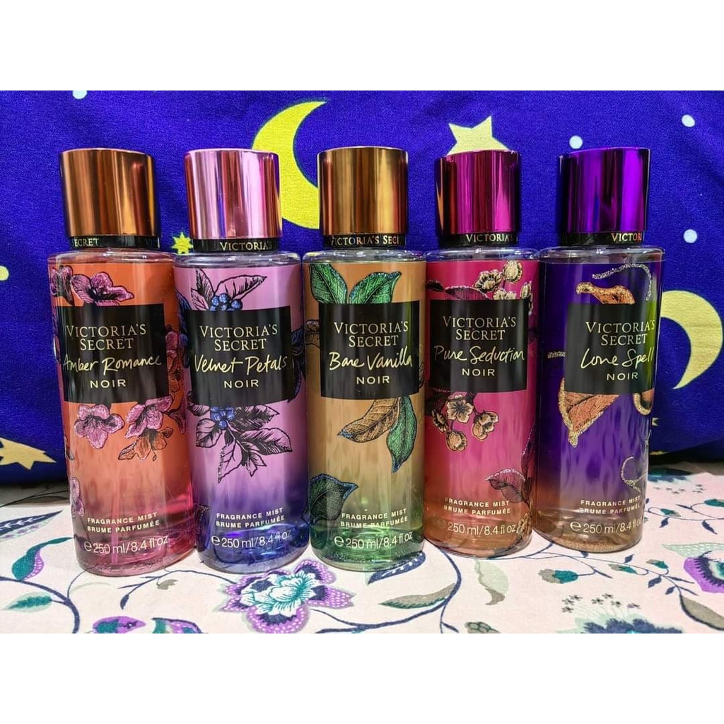 Victoria secret discount body mist noir