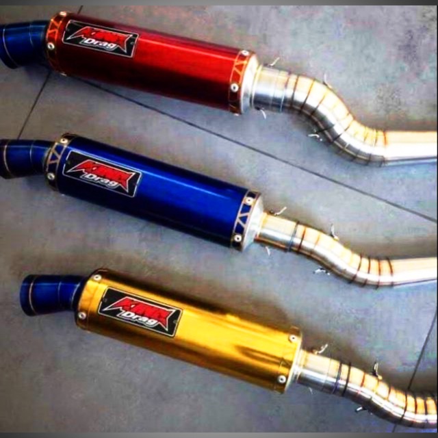Y15ZR/EXCITER Exhaust Pipe System King Drag Sandbrast) Shopee Philippines