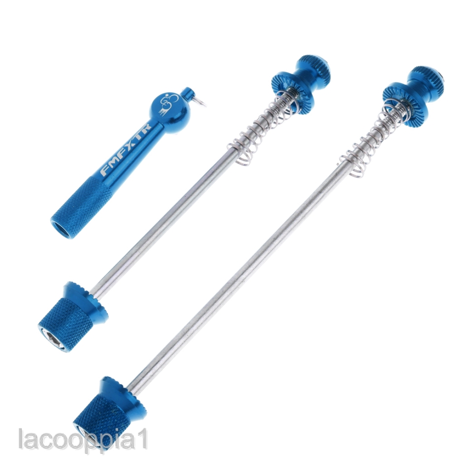 Anti Theft Quick Release Skewers Secure Lock Set Front / Rear Skewer