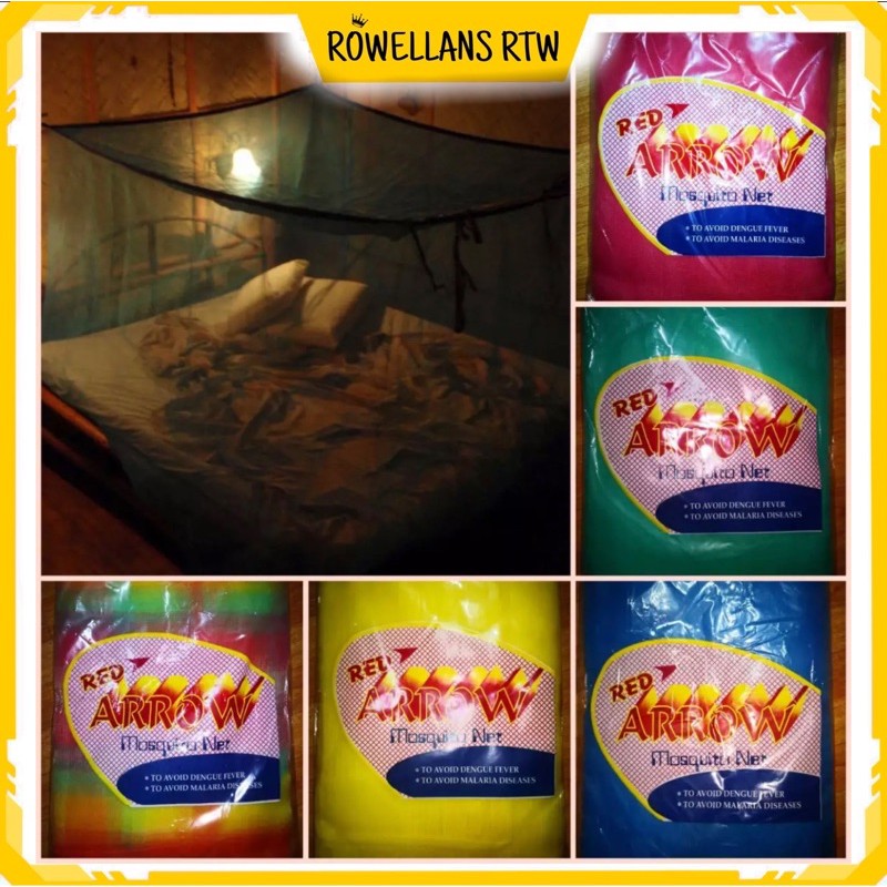Red Arrow Mosquito Net or kulambo (Single, Double, Family) | Shopee ...
