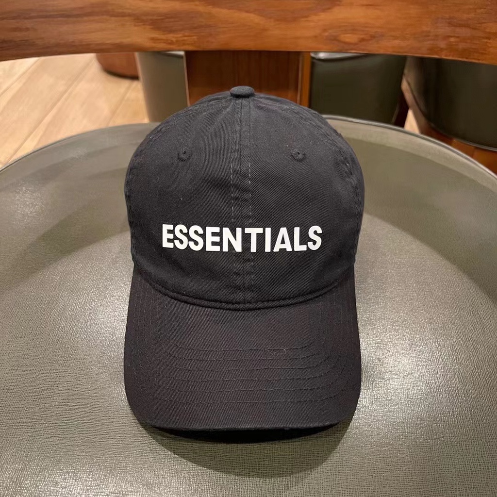 fog hat FEAR OF GOD ESSENTIALS baseball cap trendy old curved brim peaked  cap sun hat