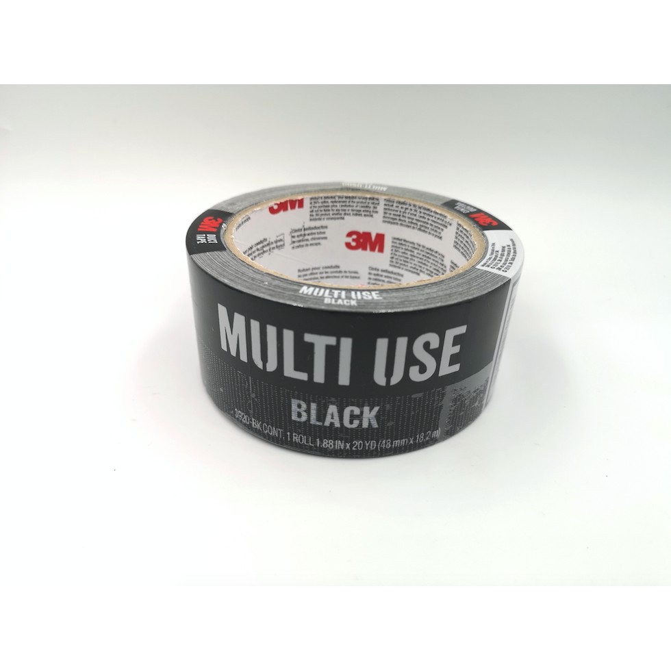 3M Duct Tape Multi Use Black 1.88in X 20yd - 1820 | Shopee Philippines