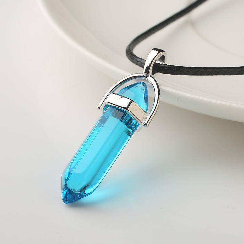 Natural Crystal Seven Chakra Healing Stone Chakra Pendant Necklace Energy Jewelry  Pendant Reiki Amulet For Girl Boy Charm Gifts - AliExpress