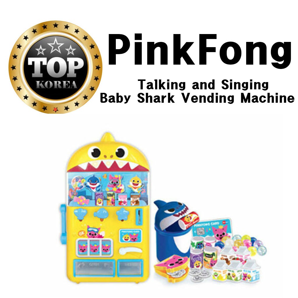 ★Pinkfong★ Talking and Singing Baby Shark Vending Machine / TOPKOREA ...