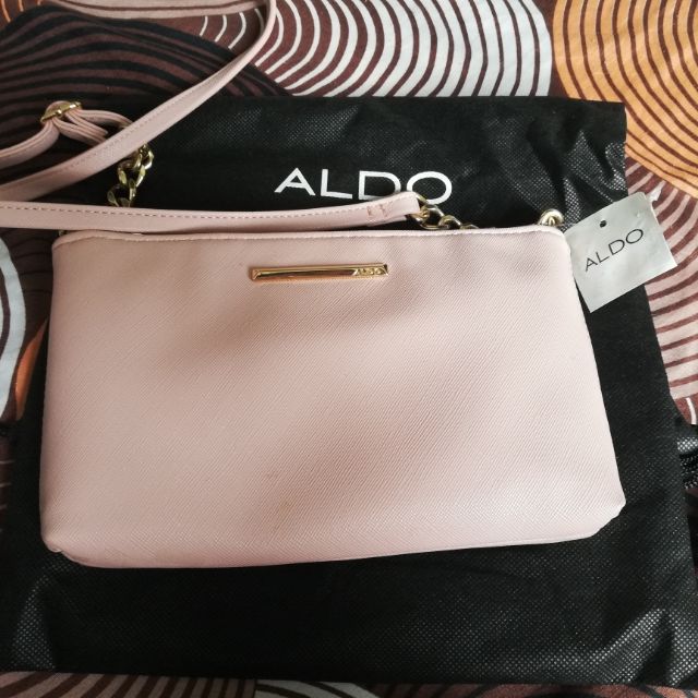 Buy Aldo FOLOSSTO Sling Bag With Zip Closure In Brown