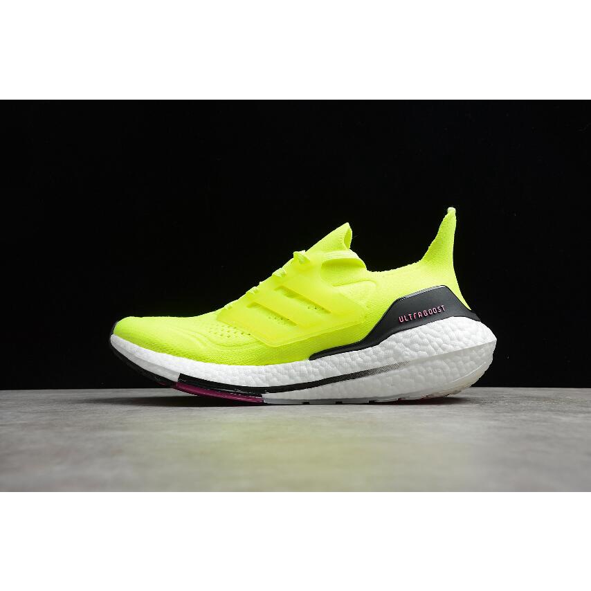 Ready Stock Adidas Ultra Boost 21 Volt Black White FV0547