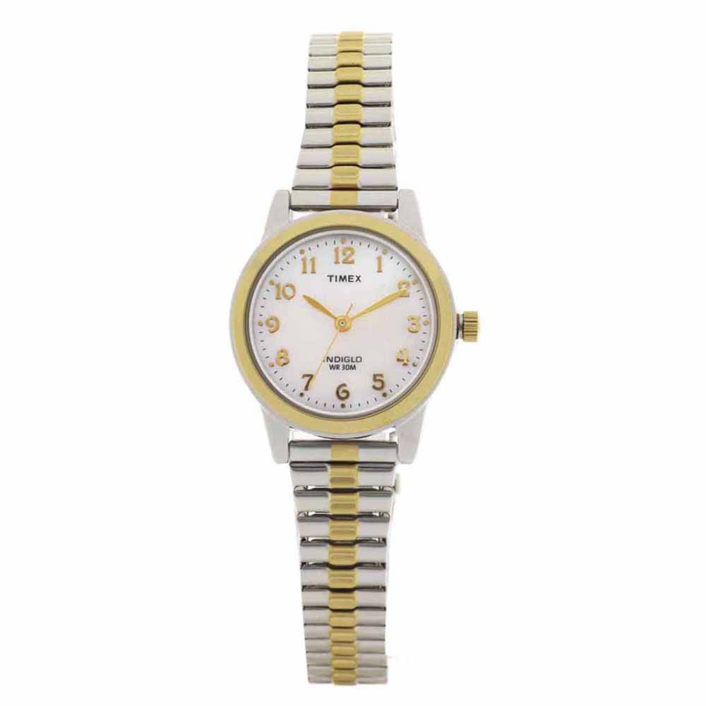 Timex Essex Avenue White Stainless Steel Analog Quartz Watch For Women ...