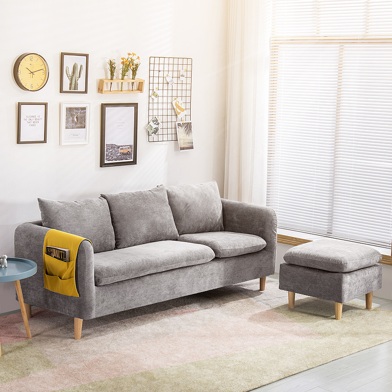 Nordic Sofa Simple Fabric Sofa Small Apartment Sofa Living Room Sofa