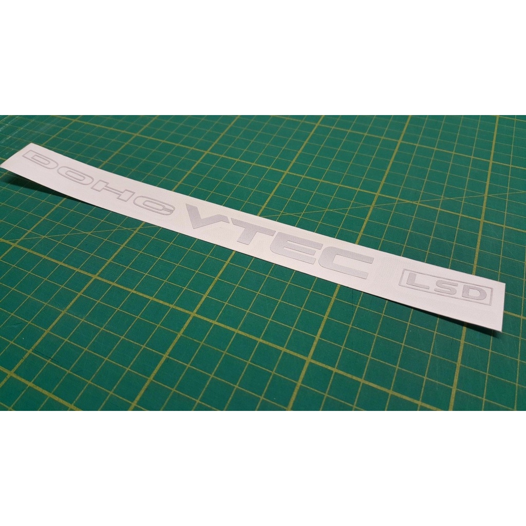 DOHC VTEC ABS LSD decals side replacement restoration stickers graphics