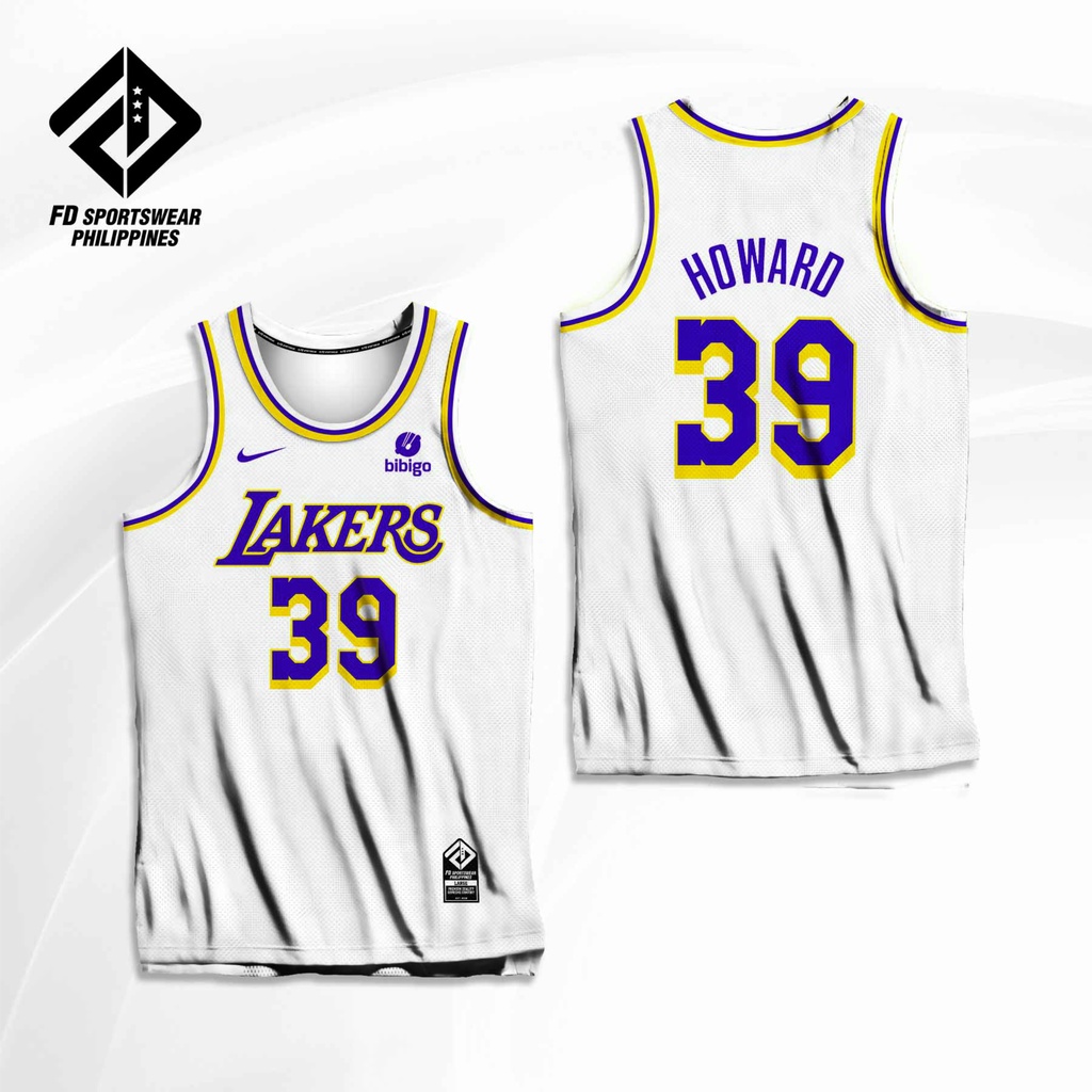 DWIGHT HOWARD LOS ANGELES LAKERS BIBIGO FULL SUBLIMATED JERSEY | Shopee ...