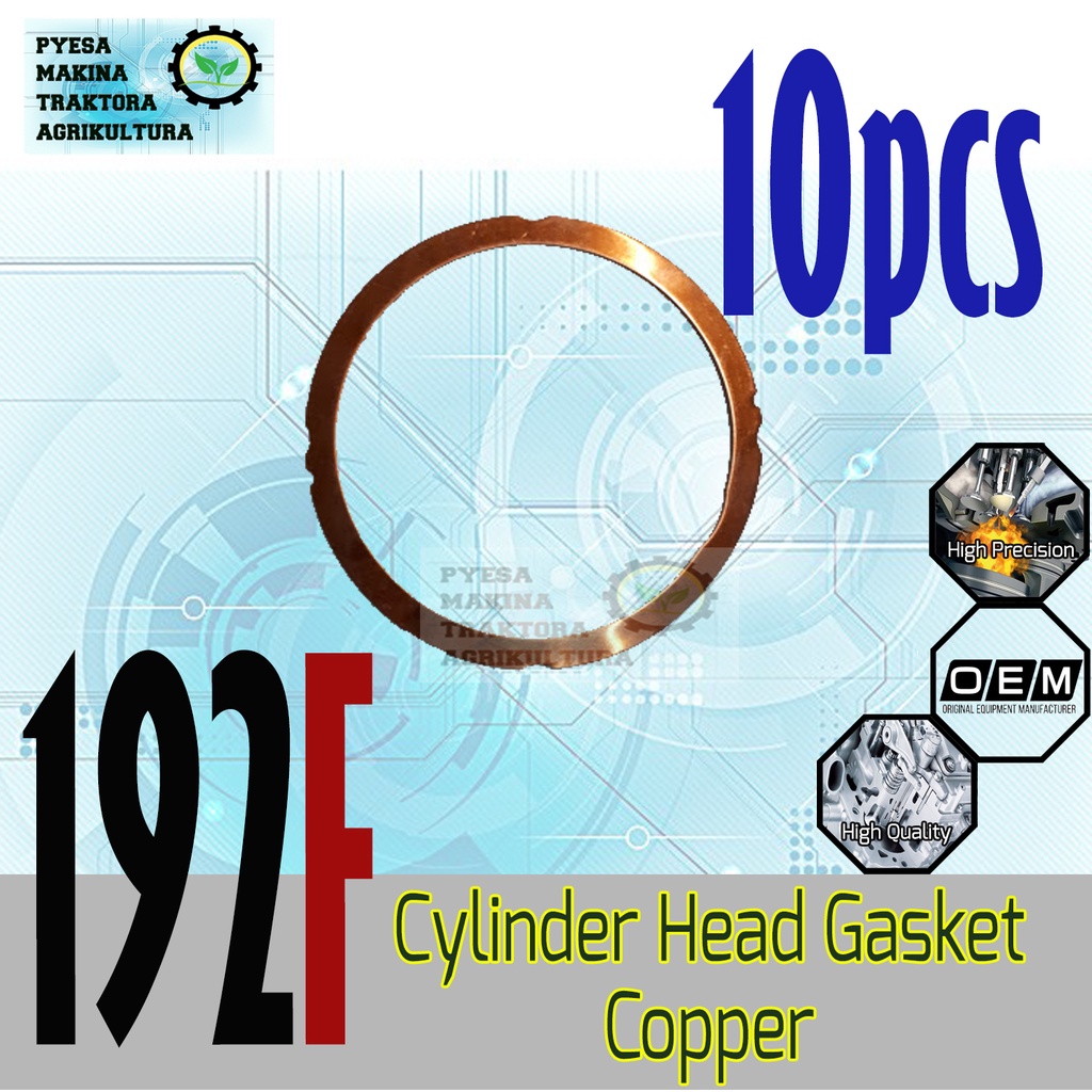 Cylinder Head Gasket 192F 18HP Air Cooled Diesel Engine Shopee