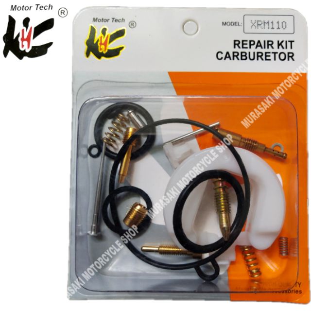 KHC Carb Repair Kit w/ floater, Carburetor XRM 110 & XRM 125 Shopee