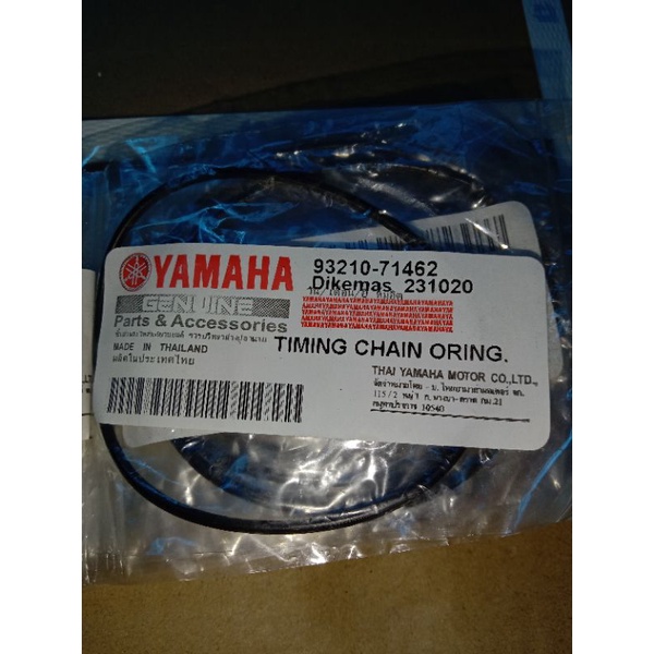 Yamaha genuine timing chain ORING for (MIO)9321071462 Shopee Philippines