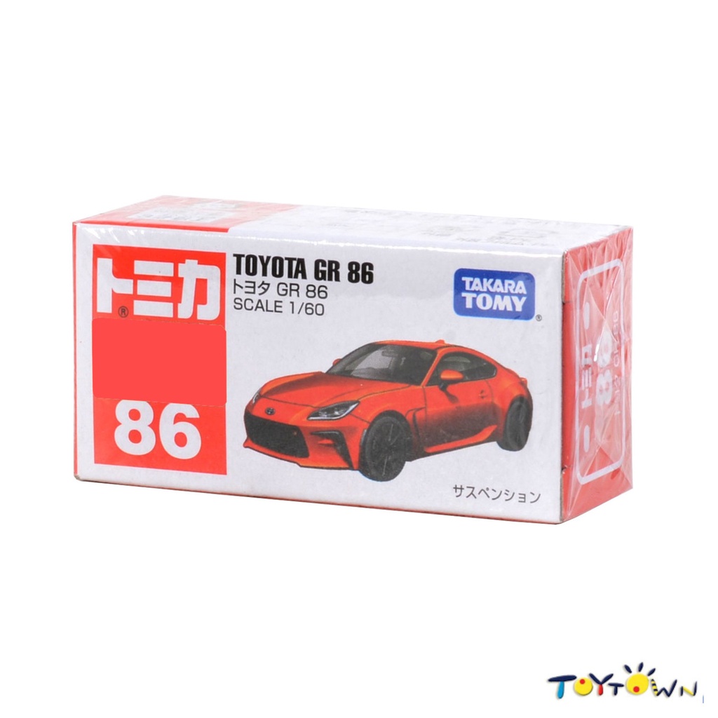 Miniature Tomica #86 Toyota GR 86 1/60 - Diecast Neuve Du Japon