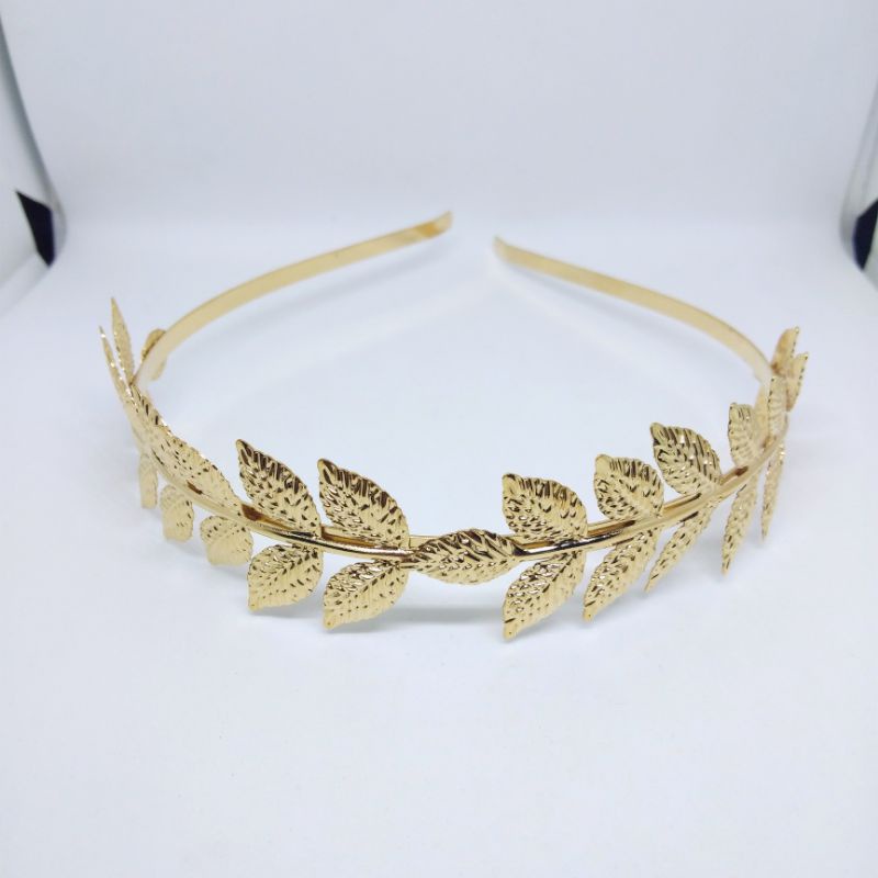 Greek God And Goddessbohemian Leaf Gold Crownheaddressheadpiece Laurelheadband Shopee 1745