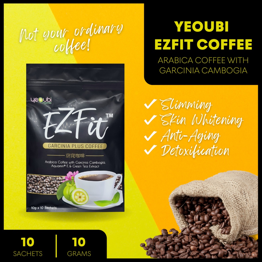 YEOUBI EZfit Slimming Whitening Coffee w Garcinia Collagen