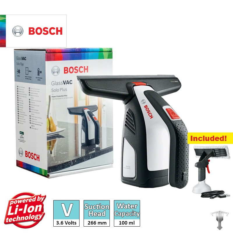Bosch GlassVAC Solo Plus 3.6 V Cordless Glass Vacuum Cleaner | Shopee ...