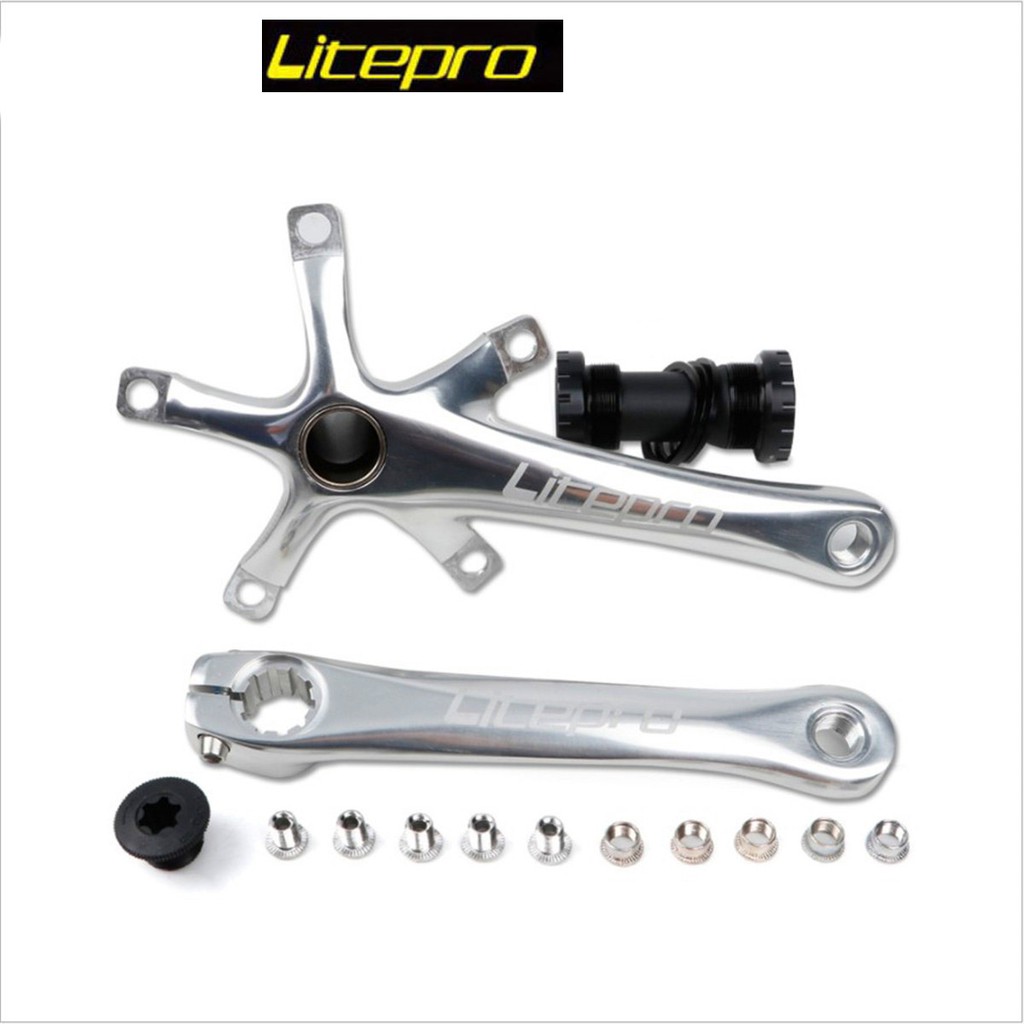 Litepro original crank set including bottom bracket set Slim
