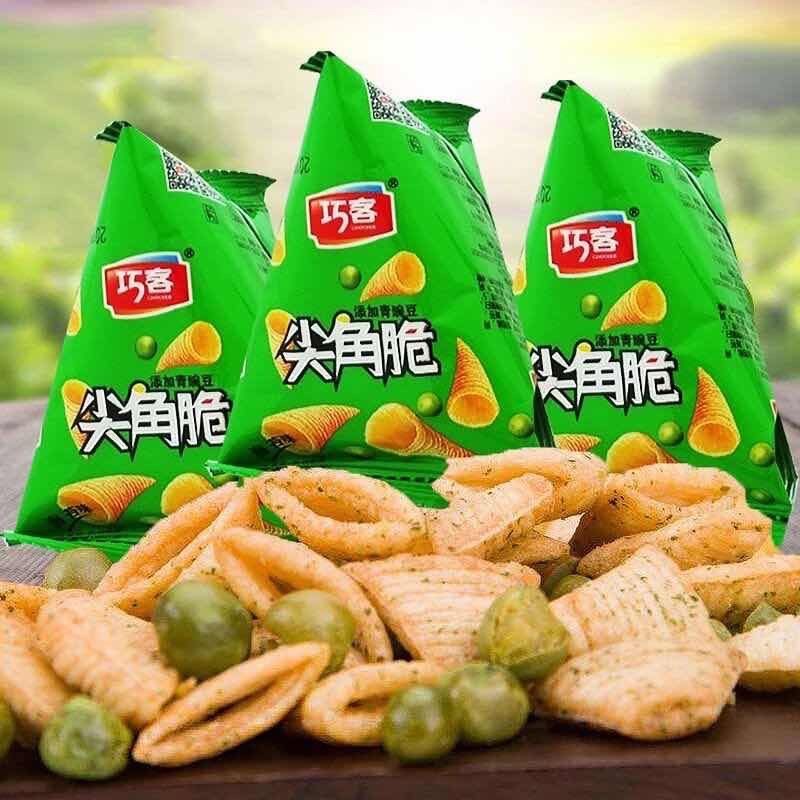 Qiaoke Sharp Corner Crisp Bulk Waiting Snacks Triangle Crispy Small ...