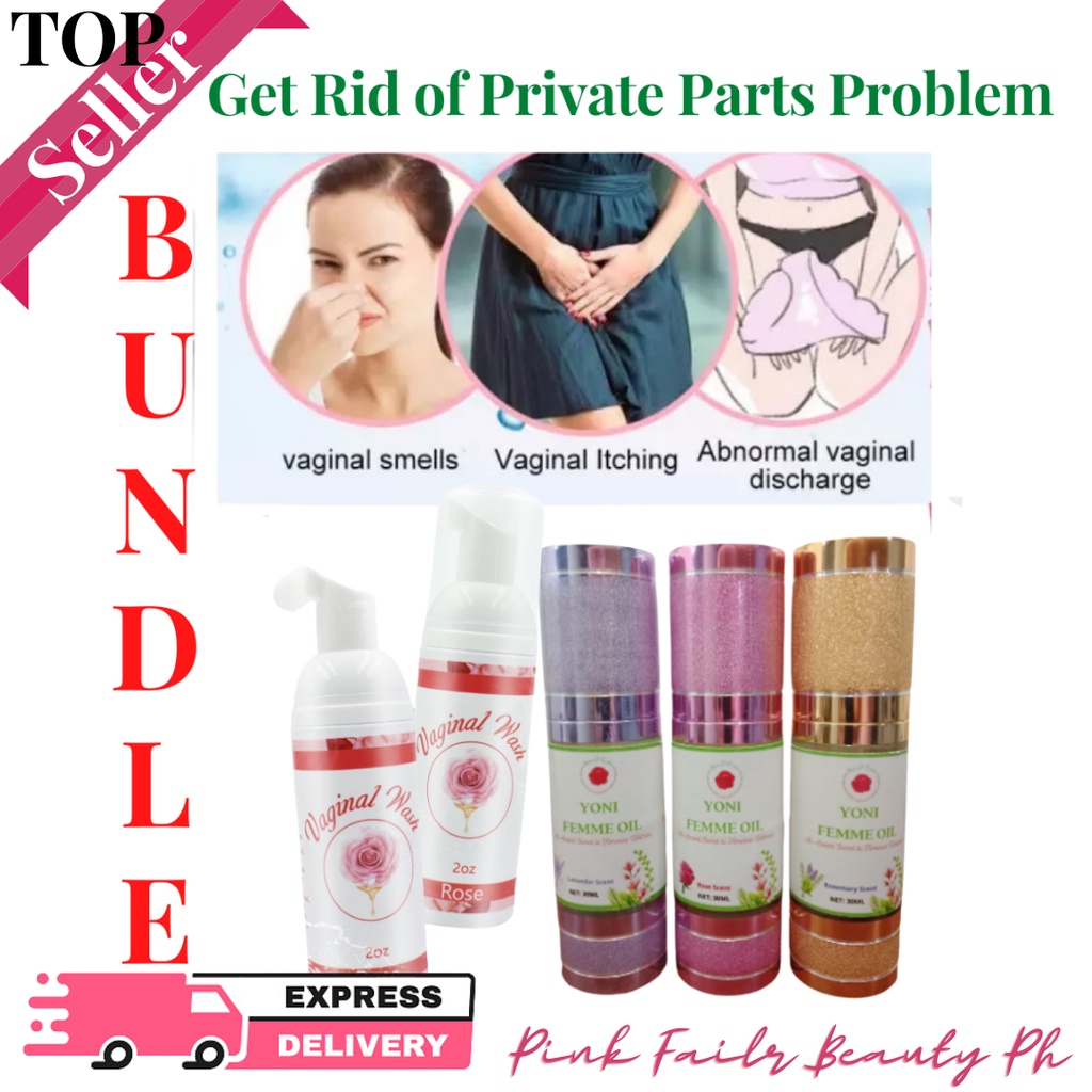 BUNDLE (Yoni Oil + Feminine Wash) Yoni oil Essential Detox Oil For ...