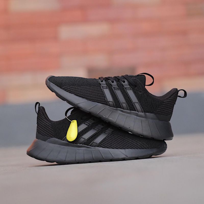 Damtwins.Store Adidas Questar Flow Full Black Original 100 Made In Indonesia Shopee Philippines