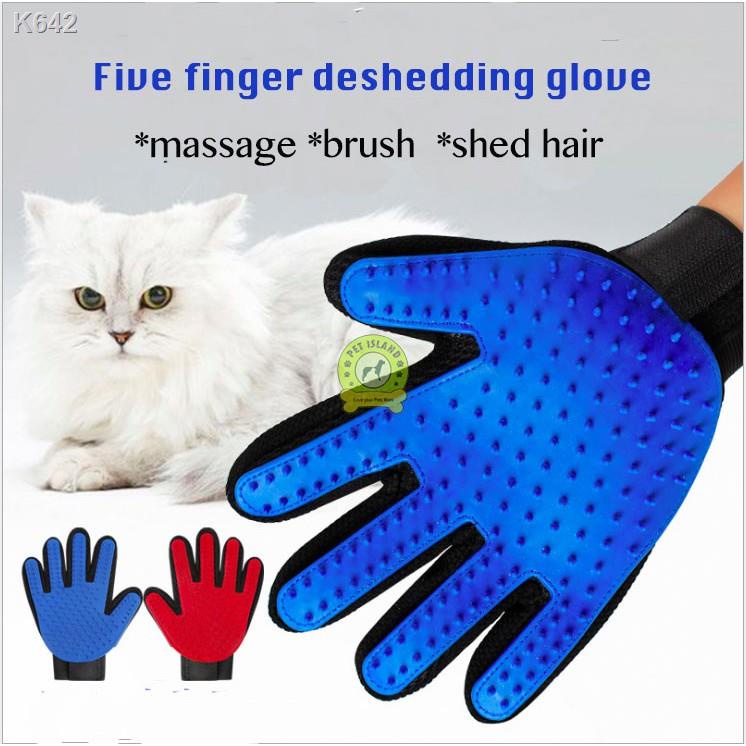 【ins】 ☁Pet dog and cat massage gloves bath brush and comb brush Shopee Philippines