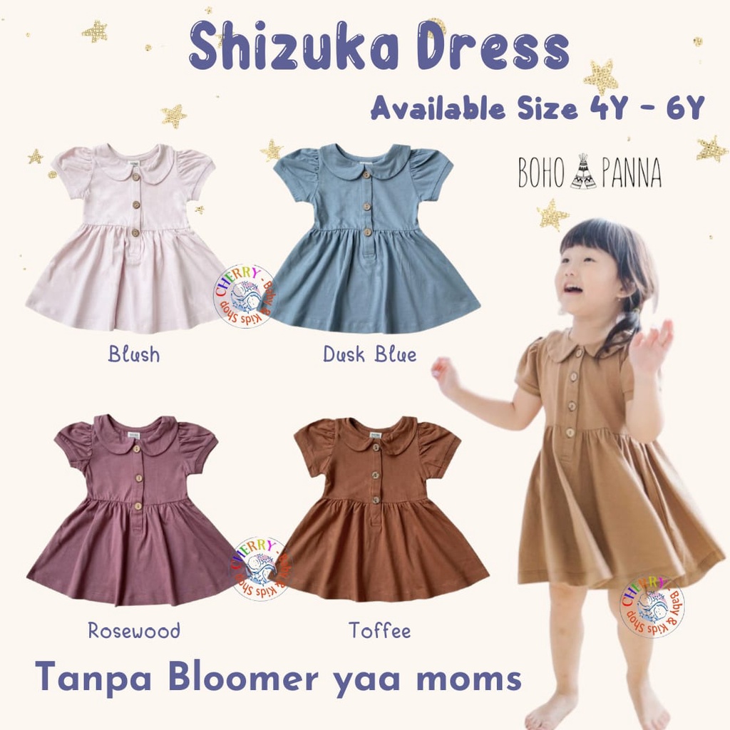 Restock!! Shizuka Dress 4-6 Years Cute Kids Dress P10 CBKS | Shopee ...