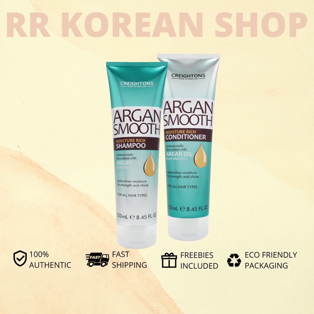 Creightons Argan Smooth Moisture Rich Shampoo Or Conditioner 250ml Shopee Philippines 1884