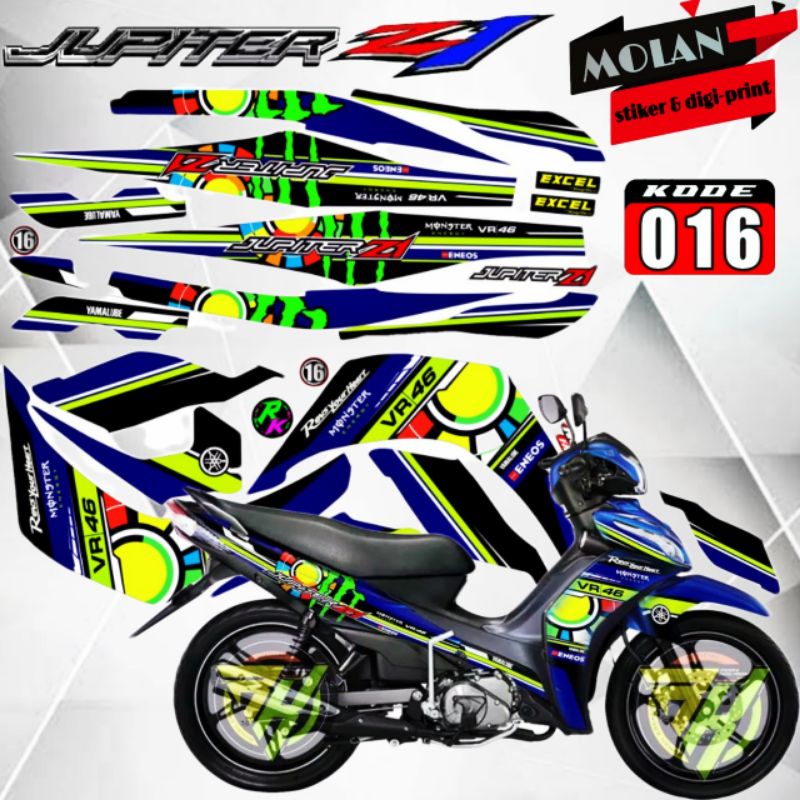 Decal Sticker Striping SEMI Fullbody Variation Jupiter Z1 2013-2019