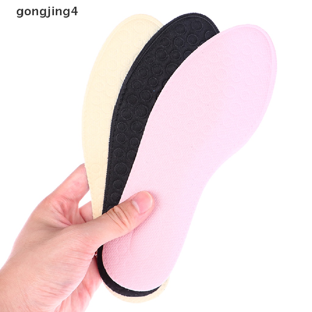 gongjing4 1Pair EVA Memory Foam Breathable Massage Insoles Women Shoes ...