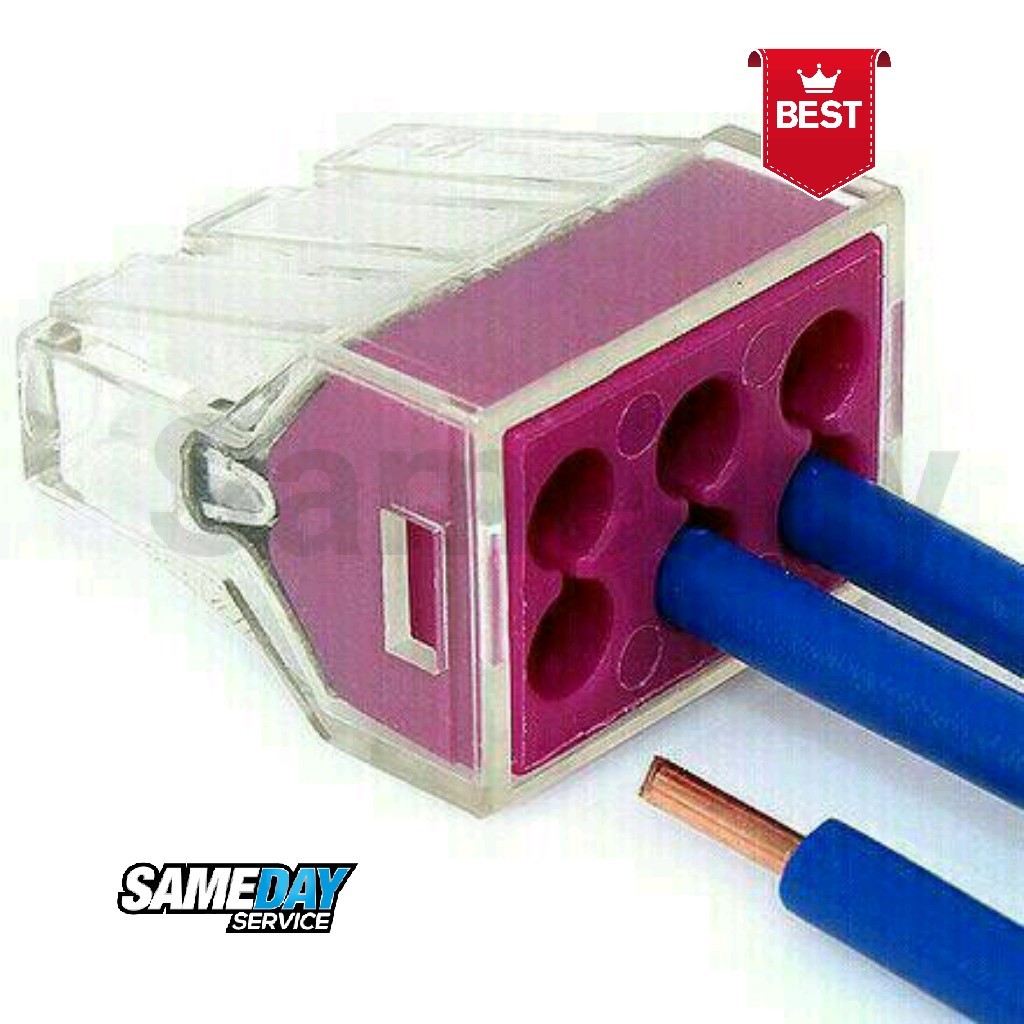 Plug Plug Terminal 6 holes PCT-106 Wago 773 Cable Push Wiring Connector ...