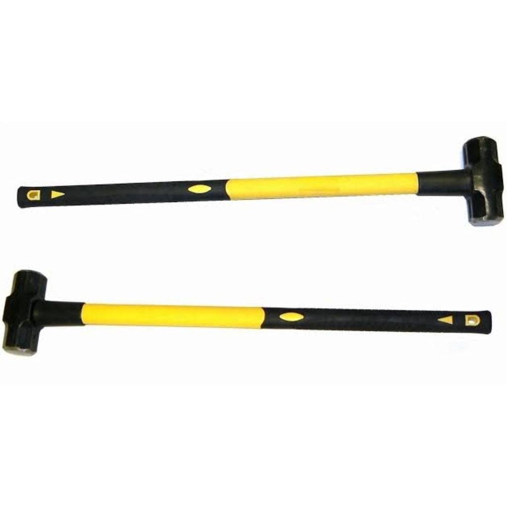 Hammer Hammer Iron Stone Hammer 6lb/3kg Handle Fiber Sledge Hammer