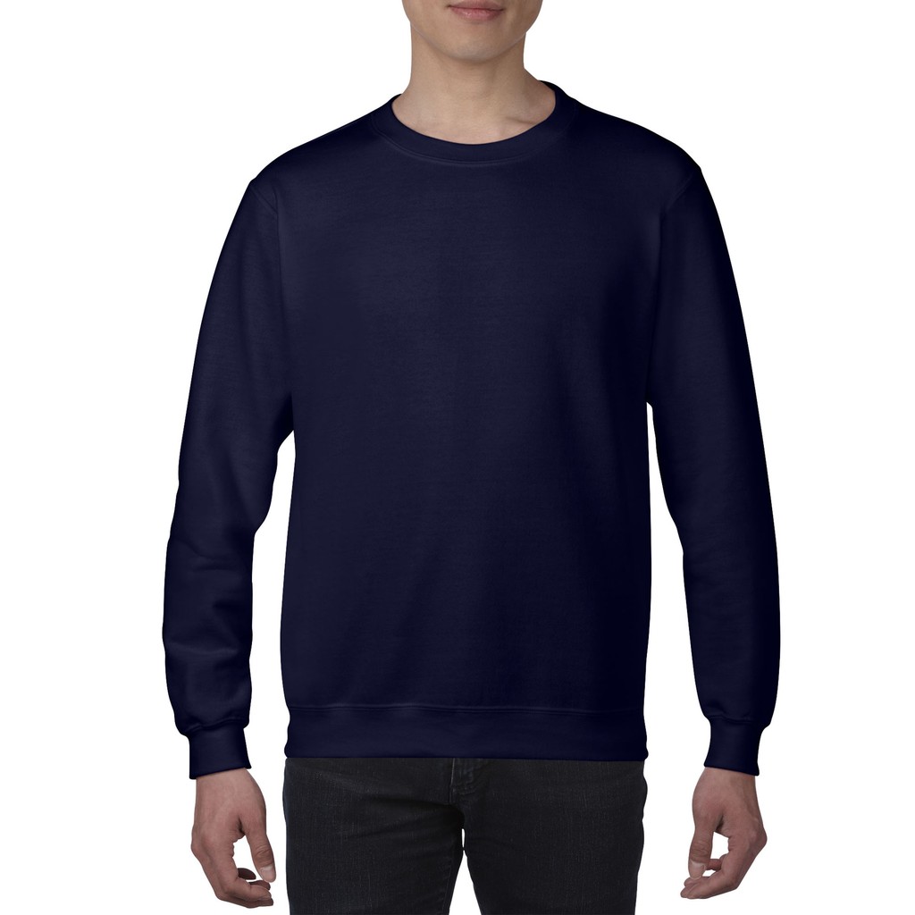 Gildan Heavy Blend Unisex Adult Crewneck Sweatshirt - Navy, 4XL (50% Cotton, 50% Polyester)