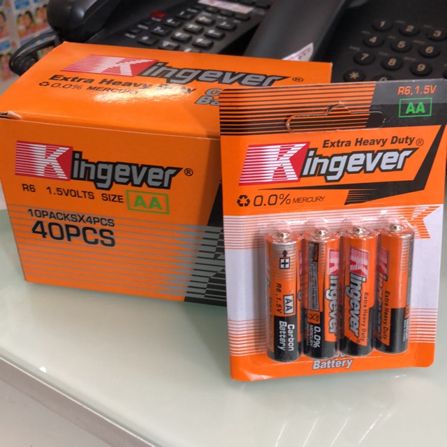 Kingever AA 4’s 1.5V | Shopee Philippines