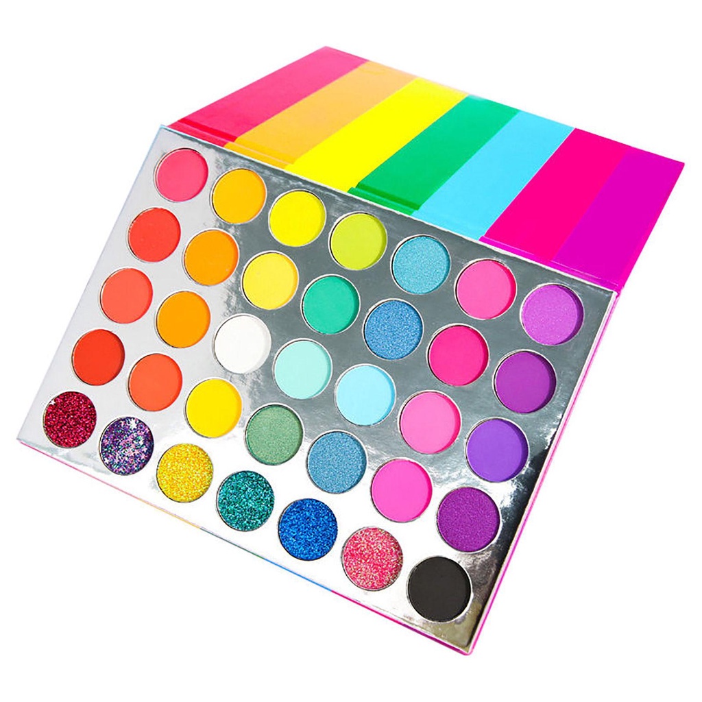 Eyeshadow Palettes 35 Colors Rainbow Colour Makeup Pallet Matte Shimmer