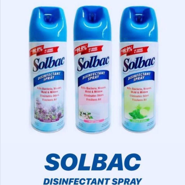 Shop solbac disinfectant spray for Sale on Shopee Philippines