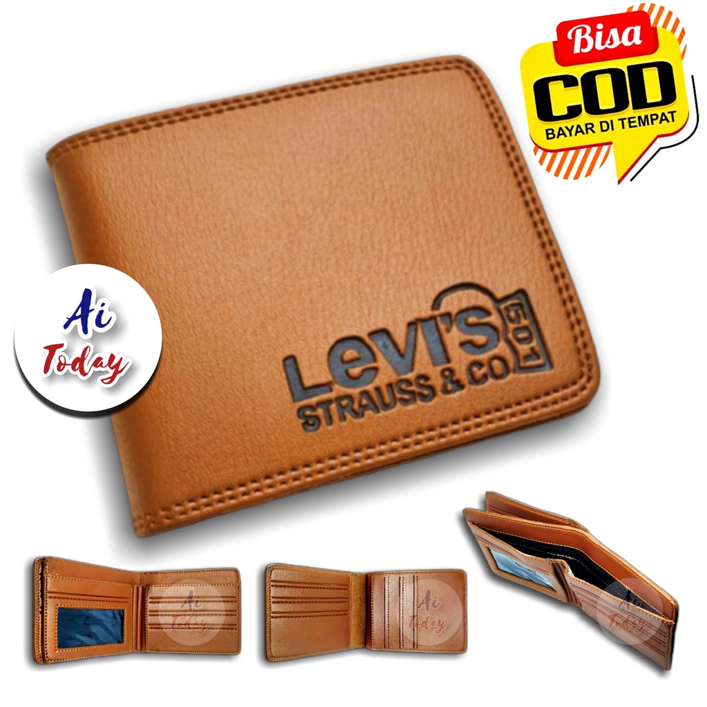 Premium Men's Wallet Short Two Fold Wallet Distro Men's Card Wallet ...