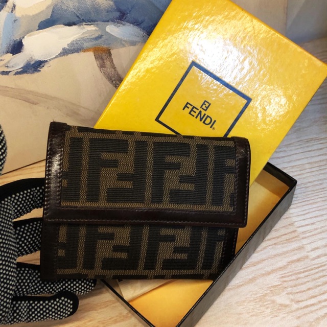 Authentic fendi shop wallet