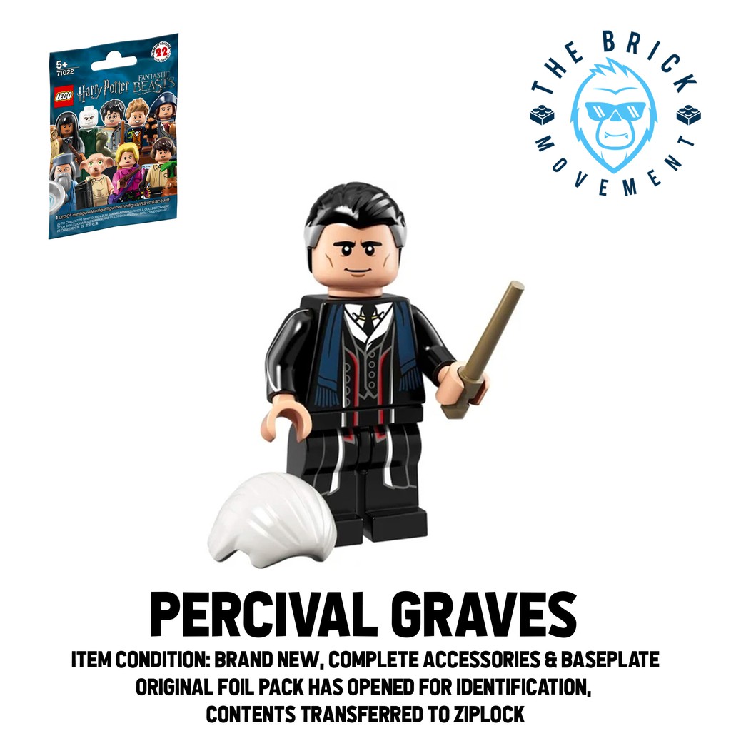 LEGO Collectible Minifigure Series FANTASTIC BEASTS Percival Graves Minifigure Shopee Philippines
