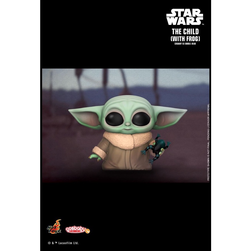 COSBABY THE MANDALORIAN THE CHILD (WITH FROG) BOBBLE HEAD - COSB745 ...