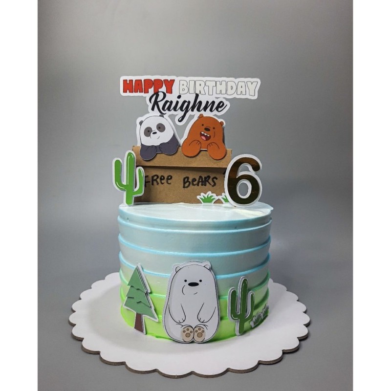Shop cake we bare bears for Sale on Shopee Philippines
