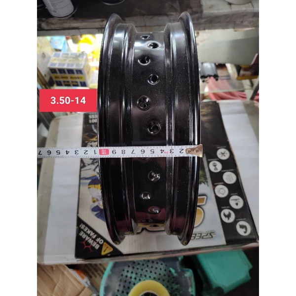 rims 3.50-14 black 36holes (SPD)1 pc only | Shopee Philippines