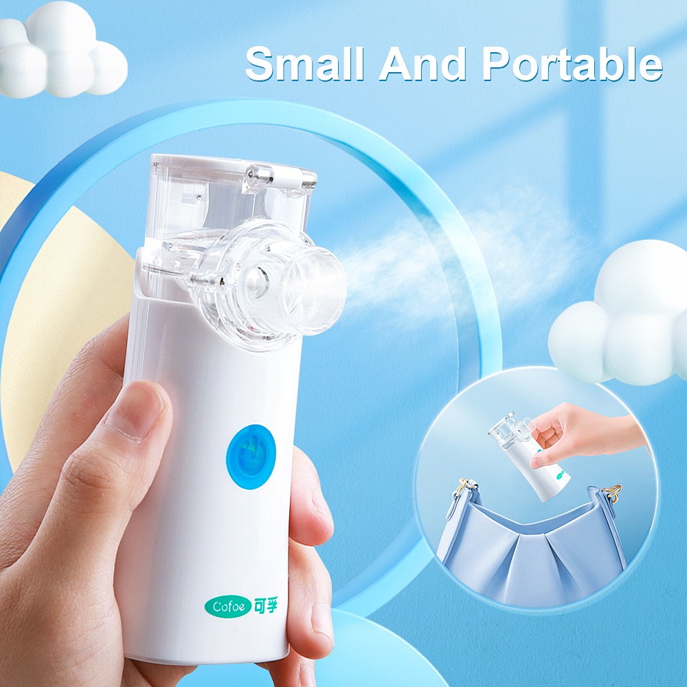 Cofoe Medical Rechargeable Nebulizer Portable Mini Ultrasonic Handheld ...