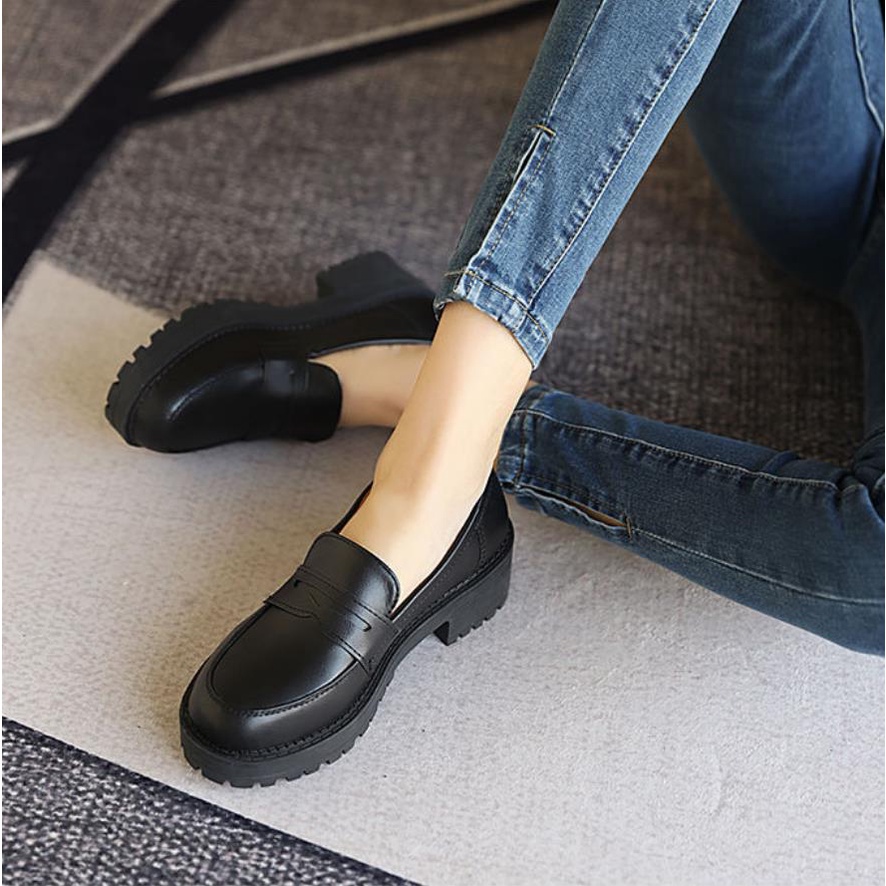Japanese jk shoes new school style Hepburn loafers spring and autumn ...
