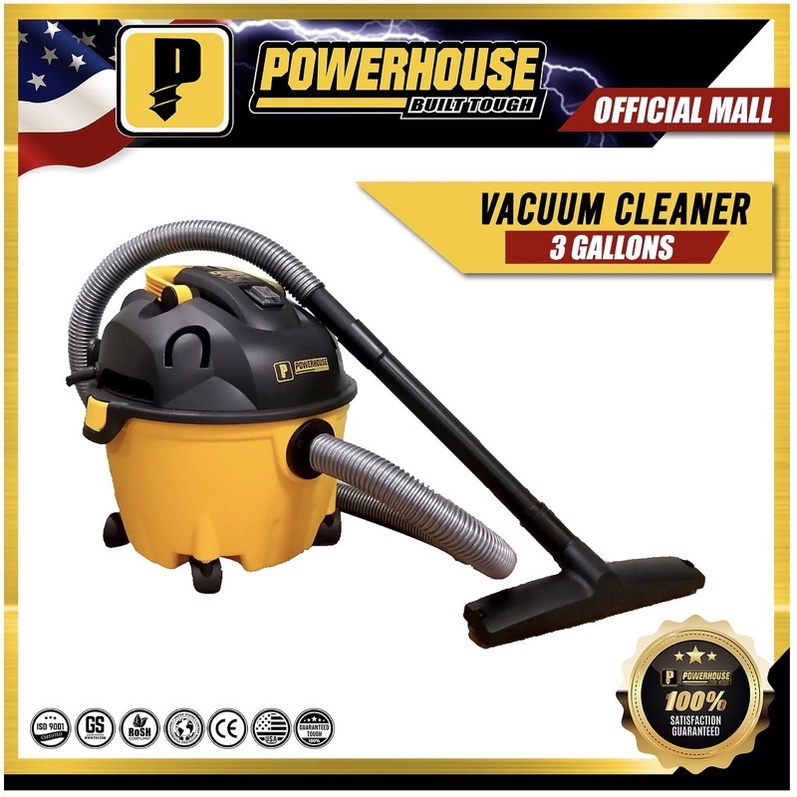 Powerhouse Wet & Dry Vacuum Cleaner 3 Gal 1200W PH073GAL Shopee