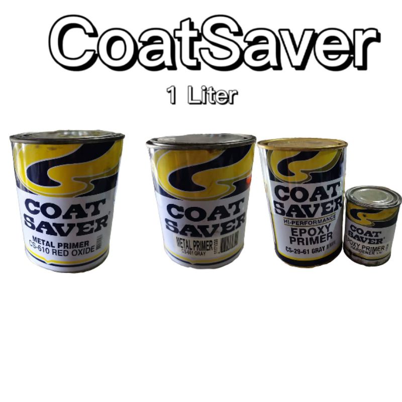 Coat Saver Epoxy Primer Gray Red Oxide Metal Primer Gray 1 Liter