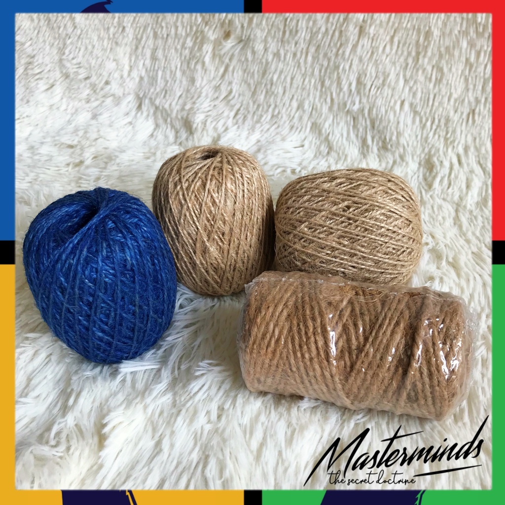 Jute String Abaca twine rope 3yards Shopee Philippines