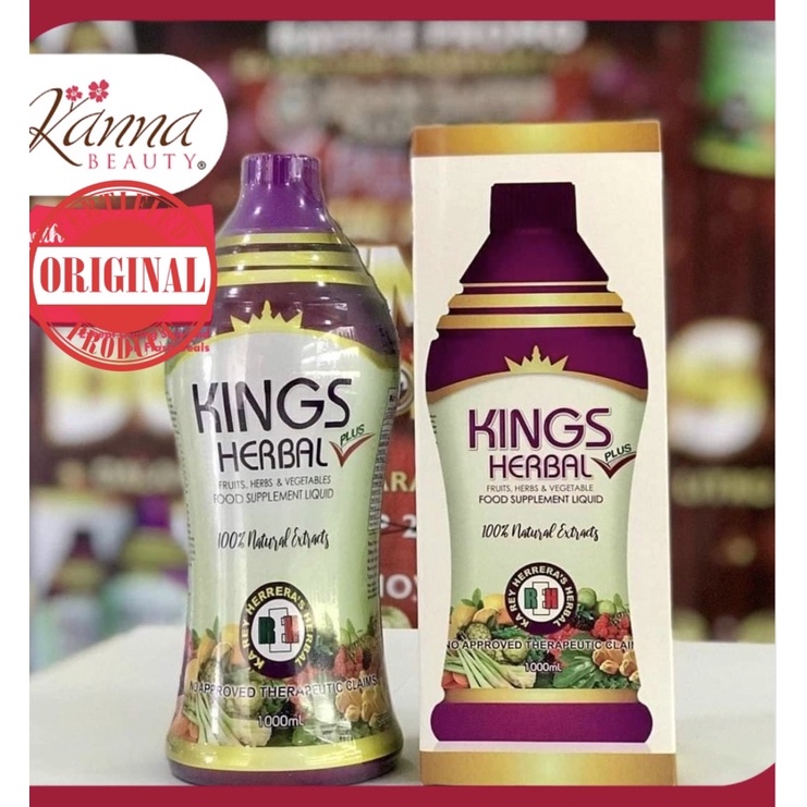 KINGS HERBAL Food Supplement Juice 1000ml Shopee Philippines