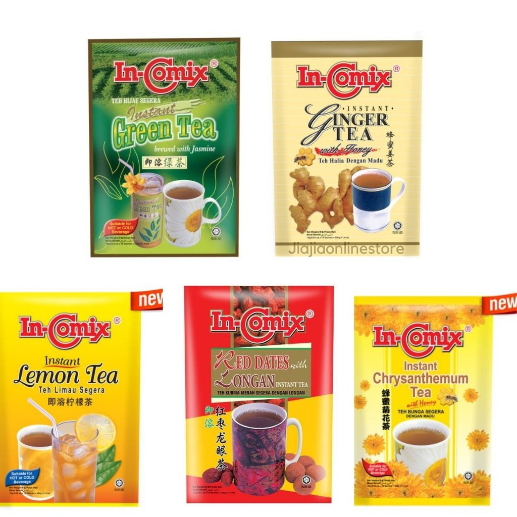 In-comix Red Dates/In Comix Ginger Tea/InComix Greentea | Shopee ...
