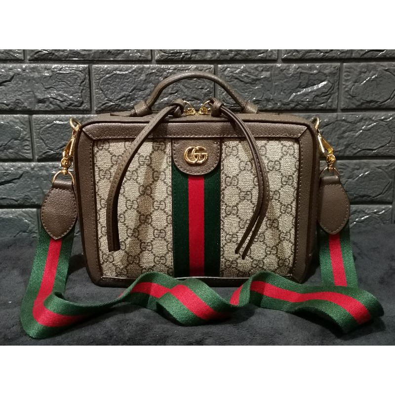 SALE Gucci GG Ophidia Square shoulder bag 9a quality